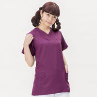 サーヴォ スクラブ（男女兼用） ワイン L ST-404-WN 1枚（直送品）