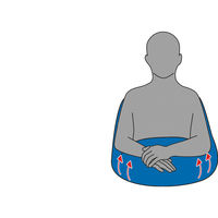 アイ・ソネックスUSAKOシリーズ　ユークッション　L　　　　介援隊カタログ W1814