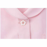 AITOZ（アイトス） 花形ボタンワンピース（ナースワンピース） 半袖 ピンク LL 861336-060　白衣（直送品）