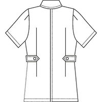 アイトス ナースジャケット(ベーシック) ホワイト5L 861346 1枚　白衣
