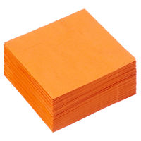 溝端紙工印刷 カラーナプキン 4つ折り 2PLY マンダリン 1袋（50枚入）  オリジナル