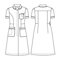 ナガイレーベン FTー4417ワンピース FT-4417 1枚　白衣