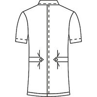 AITOZ（アイトス） オープンネックチュニック（ナースジャケット） 半袖 レモンイエロー 4L 861369-119　白衣（直送品）