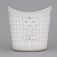 アイリスオーヤマ ソフトバスケットLサイズ(穴あり) SBK-460 ピュアホワイト 1個