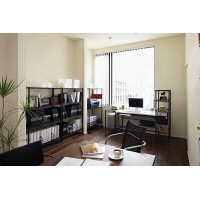 ホームエレクター ポスト ブラック 高さ1400mm H54PB2 1セット(2本入)（直送品）