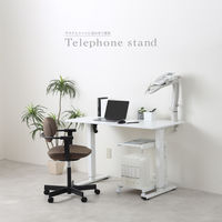 アスカ テレホンスタンド フレックス 200×405×524mm TS8802 1台