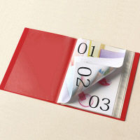 プラス　スーパーエコノミークリアーファイル+　固定式40ポケット　A4タテ　レッド　赤　10冊　FC-504EL