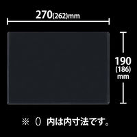 アスクル　カードケース　ハードタイプ　B5　20枚  オリジナル