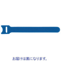 オーム電機　マジックタイ135　幅13mm×長さ135mm　黒　DZ-MT135K　1セット（25本：5本入×5パック）