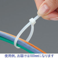 アスクル ケーブルタイ 結束バンド 屋内用 100mm 白 1パック (100本入)  オリジナル