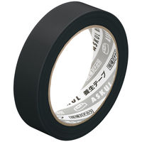 現場のチカラ 養生テープ 黒 幅25mm×長さ25m アスクル 1箱（30巻入）  オリジナル