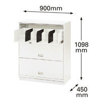 【組立設置込】イトーキ シンライン扉型 AHTM-109CAN2-W9 1台（直送品）