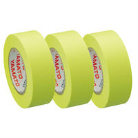 ヤマト メモックロールテープ 蛍光カラー15MM スペア レモン RK-15H-LE 1セット(9巻:3巻入×3パック)