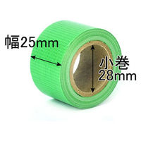 古藤工業 リピールテープミニ  小巻養生テープ　緑　幅25mm×5m 1箱（10巻入）