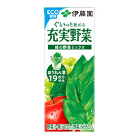 伊藤園 充実野菜 緑の野菜ミックス エコパック（紙パック）200ml 1セット（48本）【野菜ジュース】