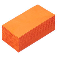 溝端紙工印刷 カラーナプキン 8つ折り 2PLY マンダリン 1セット（200枚：50枚入×4袋）