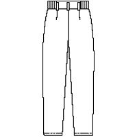 KAZEN レディースパンツ黒 APK1984 11号 1着