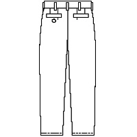 KAZEN（カゼン） メンズスラックス（ツータック） ブラック W76 APK4053 1着（直送品）