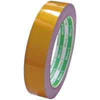 日東エルマテリアル 再帰反射テープ 幅20mm×長さ10m 黄  1セット（5巻：1巻×5） ＨＴー20Ｙ