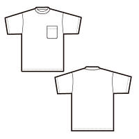 AITOZ（アイトス） ユニセックス 大きいサイズ 半袖Tシャツ（ポケット付） ホワイト 3L AZ-10576 1着（直送品）