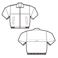 アイトス　裏メッシュブルゾン（男女兼用）　ホワイト S　AZ2663-001-S　1着　（直送品）