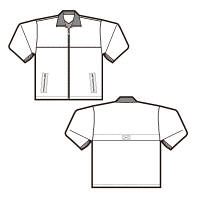 アイトス　裏メッシュジャケット（男女兼用）　ホワイト 5L　AZ2665-001-5L　1着　（直送品）