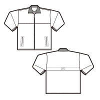 アイトス　裏メッシュジャケット（男女兼用）　ネイビー 4L　AZ2665-008-4L　1着　（直送品）