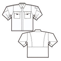 アイトス　長袖シャツ（薄地）　シルバーグレー 6L　AZ5575-003-6L　1着　（直送品）