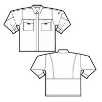 アイトス　長袖シャツ（薄地）　ディープネイビー S　AZ5575-008-S　1着　（直送品）