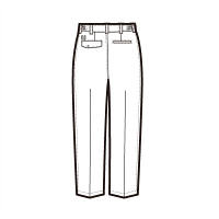 アイトス　レディースシャーリングパンツ（2タック）　ロイヤルブルー S　AZ6363-006-S　1着　（直送品）