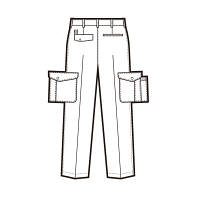 アイトス　カーゴパンツ（2タック）　ネイビー 95　AZ6364-008-95　1着　（直送品）