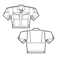 アイトス　長袖ブルゾン（配色）　ディープネイビー S　AZ6570-008-S　1着　（直送品）