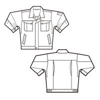 アイトス　長袖ブルゾン　ネイビー 4L　AZ6660-008-4L　1着　（直送品）