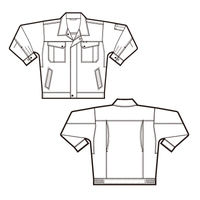 アイトス　長袖ブルゾン　ネイビー 5L　AZ6660-008-5L　1着　（直送品）