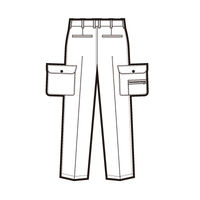アイトス　カーゴパンツ（2タック）　ネイビー 85　AZ6664-008-85　1着　（直送品）