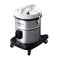 【延長保証付き】日立 業務用掃除機 CV-G1200 鋼板製タンク 軽量タイプ12L ブロワー機能付き 布フィルター