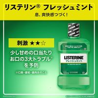 リステリン フレッシュミント 爽快 1000mL 1本 マウスウォッシュ 口臭対策 洗口液 医薬部外品
