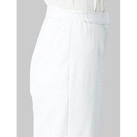 KAZEN レディススラックス 医療白衣 ホワイト 5L 192-10（直送品）