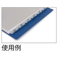 プラス レセプト用４～３月インデックス ６山×２ 98080 1袋(10組入) 事務用品 月別 A4 印刷済 ポリプロピレン製