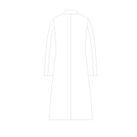 住商モンブラン 51ー113 サックス 4L 1枚　白衣　ドクターコート（直送品）