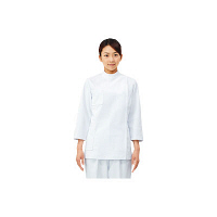 住商モンブラン ケーシー（レディス・8分袖） ナースジャケット 医務衣 医療白衣 白 3L 52-121（直送品）