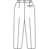 住商モンブラン パンツ（メンズ） 医療白衣 白 79cm 52-721 1枚（直送品）