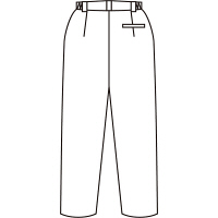 住商モンブラン パンツ（メンズ） 医療白衣 白 LL 52-831（直送品）