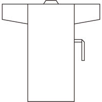 住商モンブラン 59ー441 ブルー L 1枚　白衣（直送品）