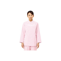 住商モンブラン ケーシー（レディス・長袖） ナースジャケット 医務衣 医療白衣 ピンク L 72-353（直送品）