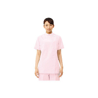 住商モンブラン ケーシー（レディス・半袖） ナースジャケット 医務衣 医療白衣 ピンク M 72-354（直送品）