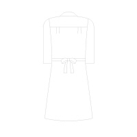 住商モンブラン マタニティワンピース（7分袖） マタニティナース 医療白衣 白 3L 73-011（直送品）