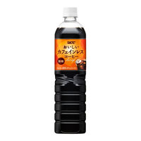 【ボトルコーヒー】UCC上島珈琲 おいしいカフェインレスコーヒー 無糖 900ml 1箱（12本入）