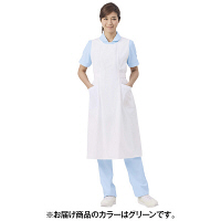 住商モンブラン 予防衣（レディス・ノースリーブ） グリーン S 74-087（直送品）