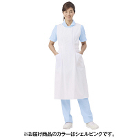 住商モンブラン 予防衣（レディス・ノースリーブ） シェルピンク 3L 74-089（直送品）